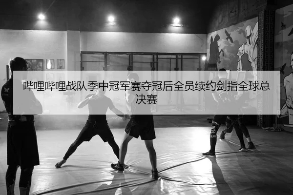 哔哩哔哩战队季中冠军赛夺冠后全员续约剑指全球总决赛